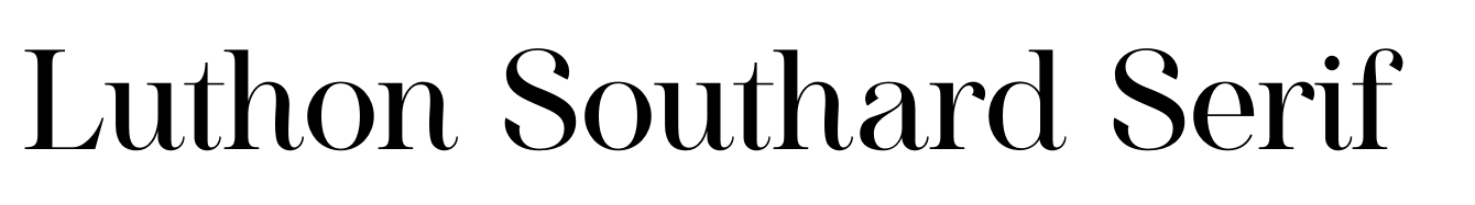 Luthon Southard Serif